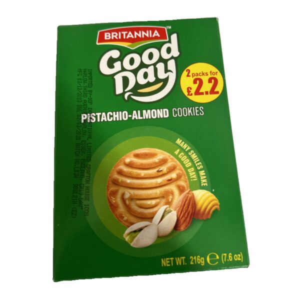 Good Day Pistacho Almond Cookies Britannia