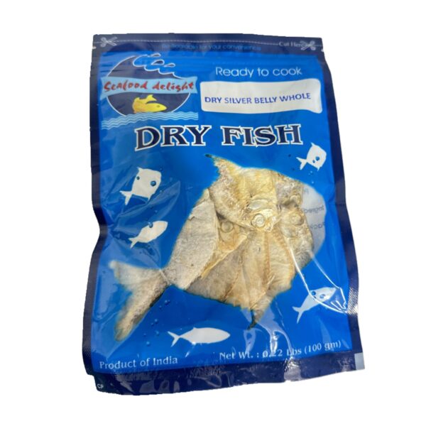 Dry Fish Dry Silver Belly Whole Seafood Delights